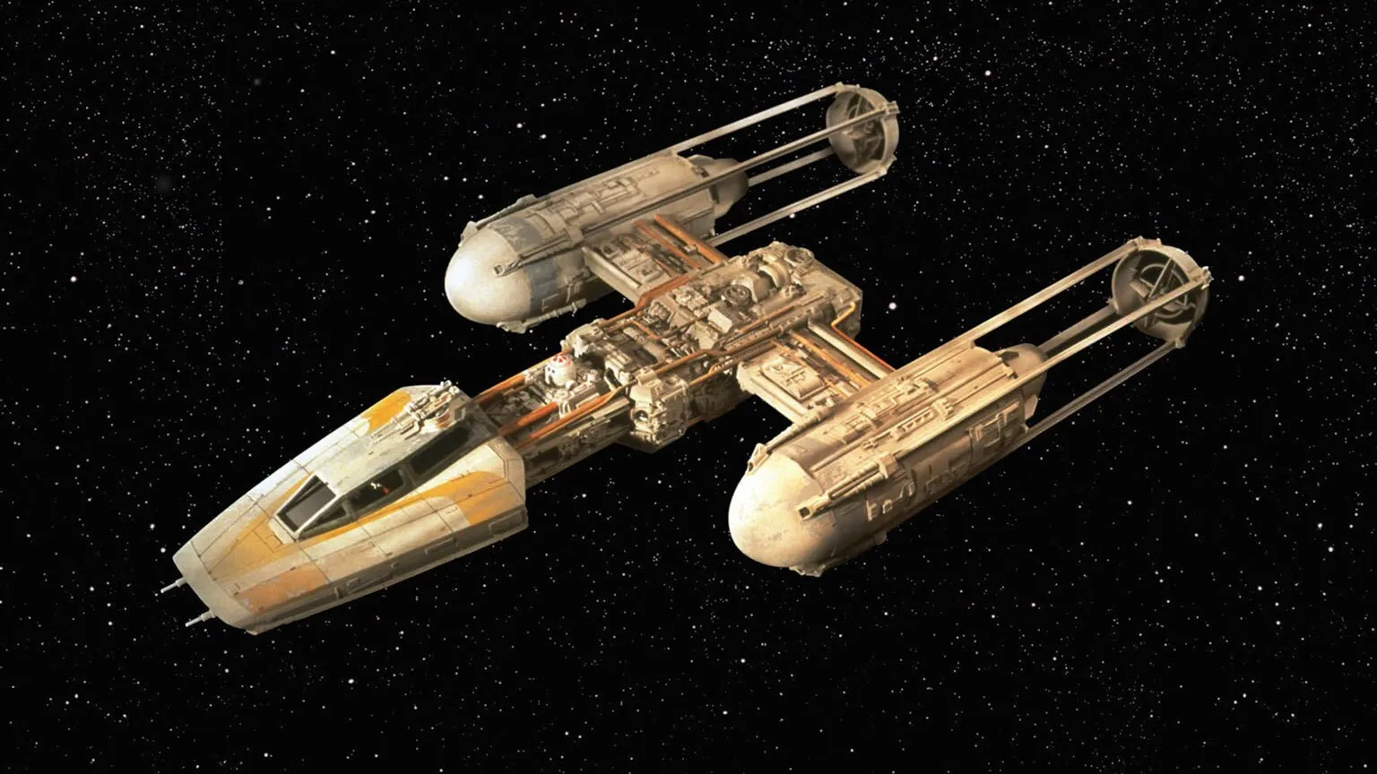 A Y-Wing from Star Wars